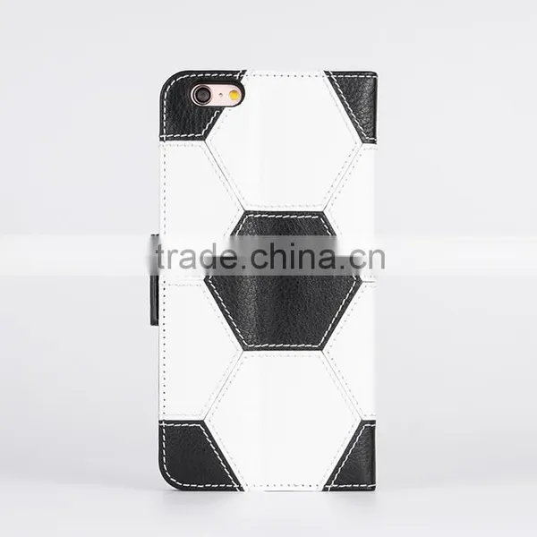 Football Style Hot Selling Mobile Leather Case Cover for Iphone6s Plus photo-2