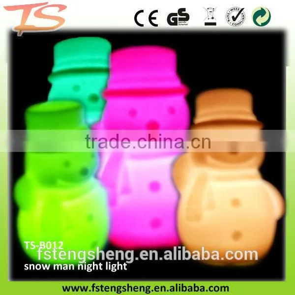7 Color Changing Snow Man for Christmas Decoration LED Night Light photo-3