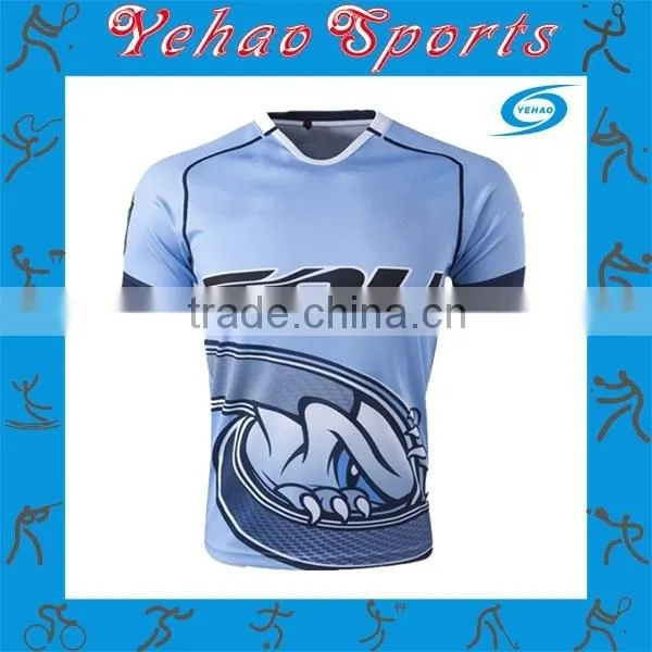 Professional Athletes Wholesale Dry Fit Sublimated Rugby Jersey photo-2