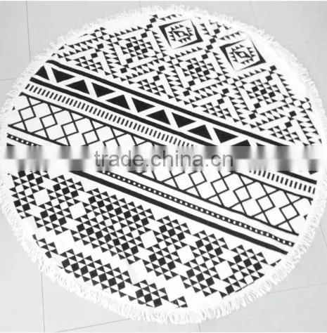Round Beach Towels Tassels