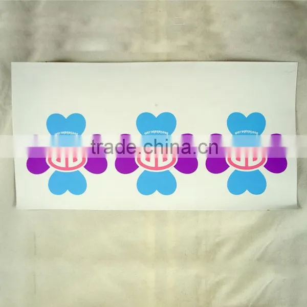 Matt white PVC sticker