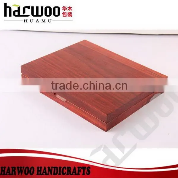 Newest Wooden Lacquer Square cd Box photo-4