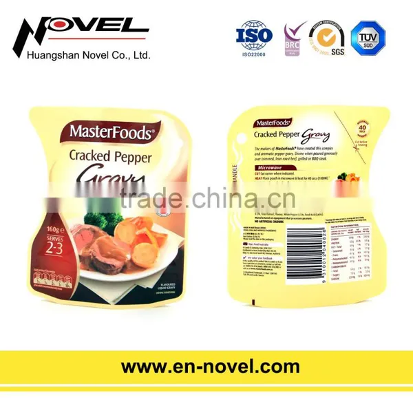 Customized Plastic Stand Up Pouch for Liquid Sauce Packaging photo-4
