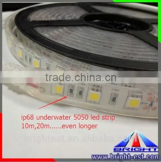 DC 12V 24V Swiming Pool Waterproof Ip68 Led Strip 5050,RGB 5050 Ip68 5m Waterproof Led Flexible Strip photo-2