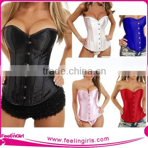 Wholesale Half Cup Big Girl Sexy Corset Tops Bustier photo-2