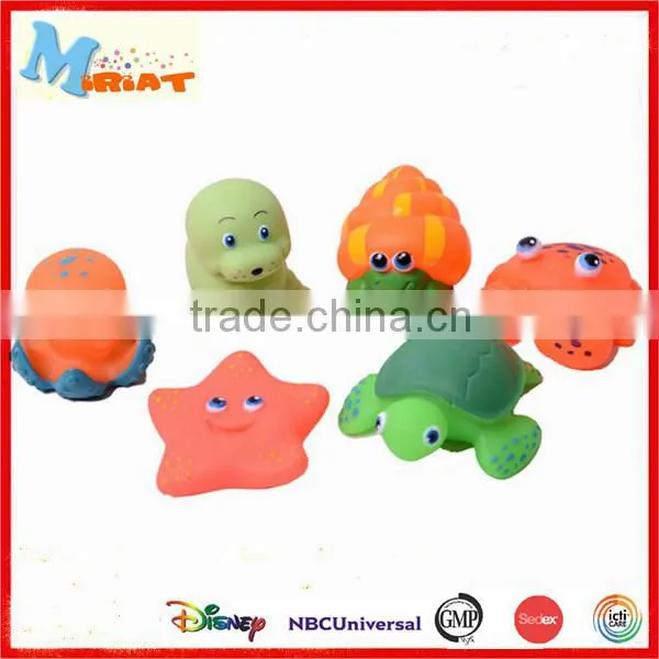 Soft Vinyl Rubber Fish Floating Baby Bath Toys