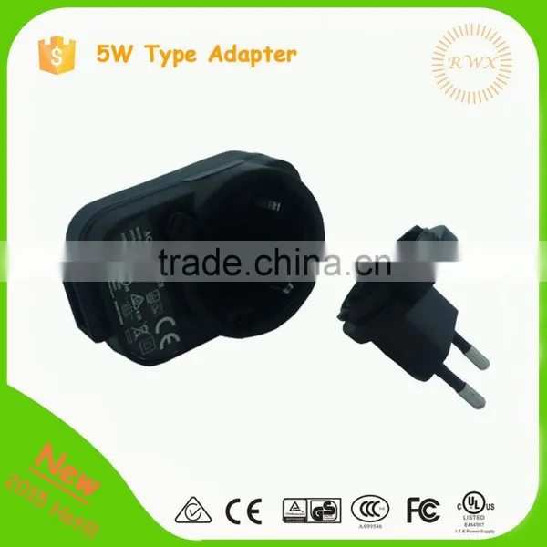 Interchangeable Plug Adapter Power Supply USB Power Adapter photo-3