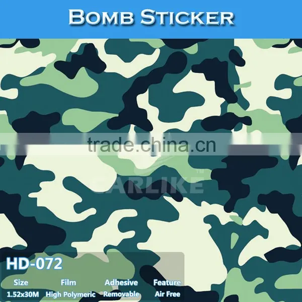 HD-069 Sticker Bomb Air Free Color Changing Car Vinyl Sicker photo-4