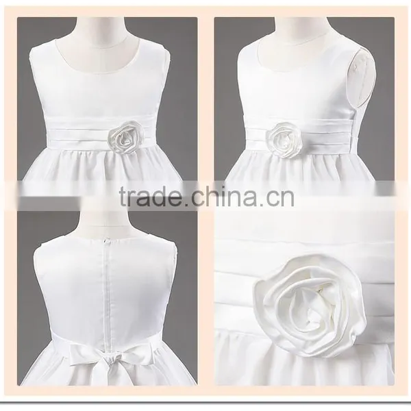 Fashion New Designs Handmade Charming Child Evening Dress Noble Girl Maxi Dress TR-WS07 photo-6