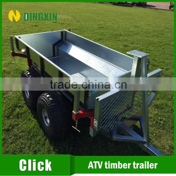 2016 Hot Sales Atv Box Trailer With Crane and Winch photo-2