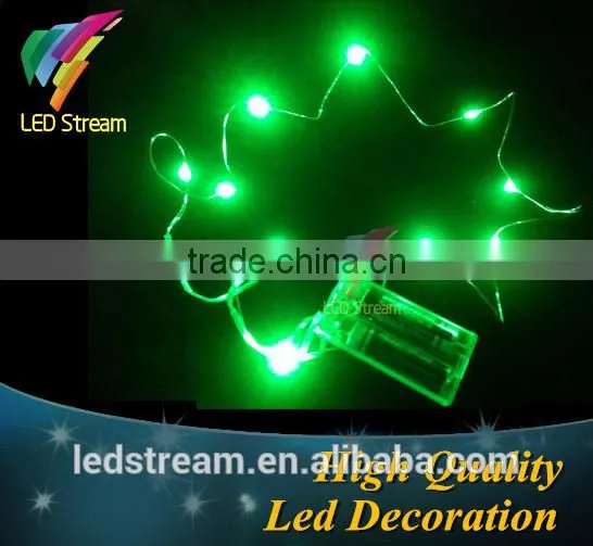 2AA Battery Powered 1M 10 Led Silver Color Copper Wire Mini Fairy String Light Lamp For Christmas Holiday Wedding Party photo-6