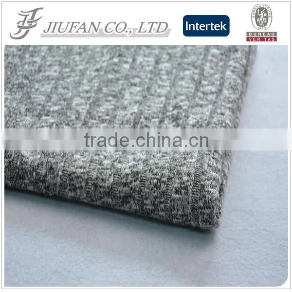 Jiufan Textile Hot Sale Striped Hacci Knitted Competitive Fabric Supplier in Shaoxing photo-2