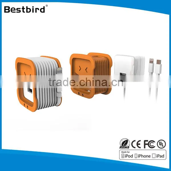 Silicon Case With Travel Wall Charger With 1 Ports photo-2