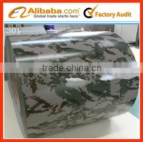 Superior Camflouge Pre-painted Galvanized Steel For Corrugated Roofing Making PPGI PPGL photo-2