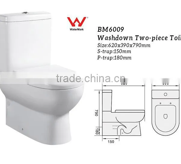 Watermark Australian Washdown Two Piece wc Water Closet BM6009 photo-2
