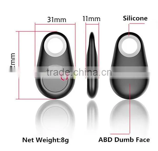 2-in-1 Bluetooth 4.0 GPS Tracker Self-Portrait Anti-lost Alarm Key Finder Device Black photo-3