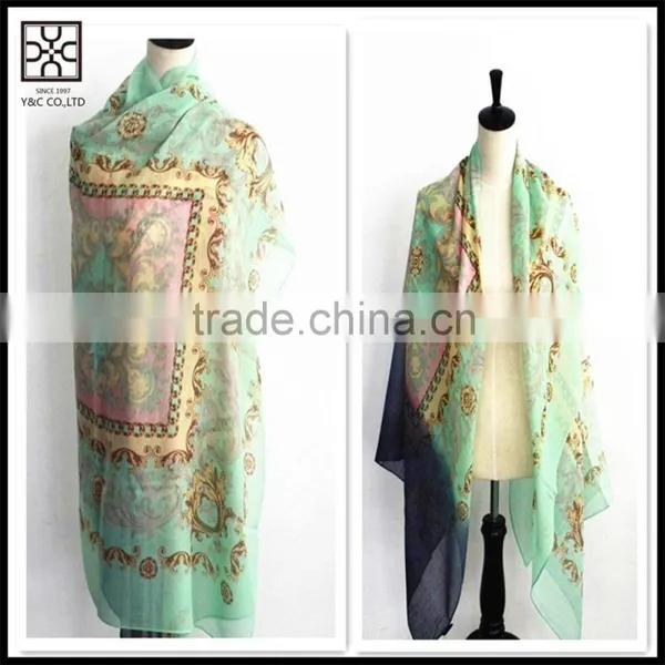 In Stock High Quality Polyester Lady Scarf photo-3