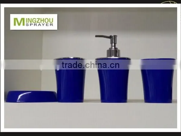 2016 Hot-sale Fashion Solid Ceramic Bathroom Sets/plastic Lotion Pump Quality Choice photo-6
