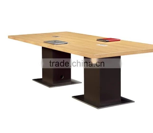 Round Wood Modern Design Office Meeting Table photo-5