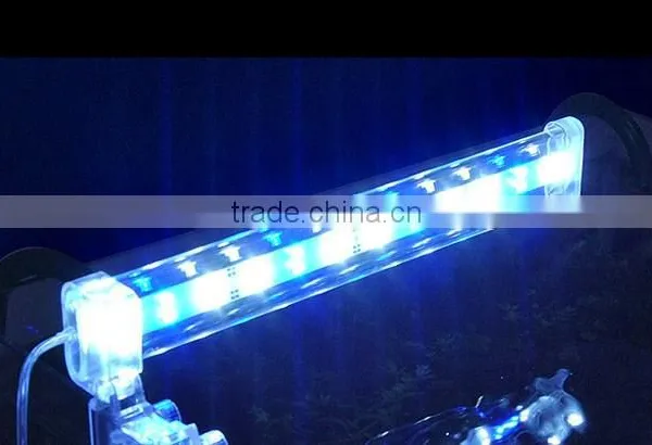 Cheap Wholesale Aquarium Product Acrylic Fish Tank 12v RGB Handing Clip Light photo-5