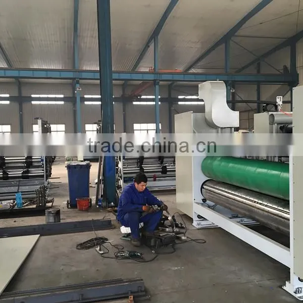 High Speed Automatic 1-4 Color Flexo Printing Slotting Rotary Die-cutting Machine photo-4