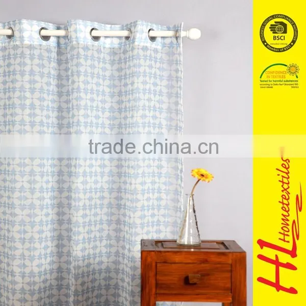 HLHT BSCI Certification Printed Curtain for Arch Windows Home Textile Quality Choice photo-2