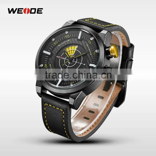 2015 WEIDE New LED Leather Man Latest Wrist Watch Wholesale Watches WH1106-6 photo-2
