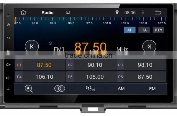 1024*600 Android 4.4 Touch Screen Car Dvd Player for Toyota 2015 Highlander photo-6