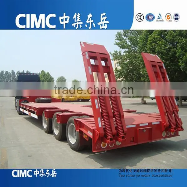 CIMC 60 Ton Low Bed Truck Semi Trailer photo-6