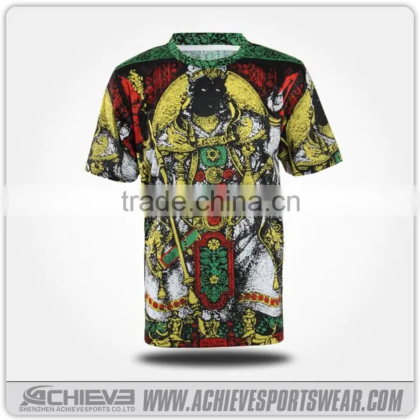 Popular Promotional 100%polyester Darts T-shirt Sublimation Printing With Free Design photo-6