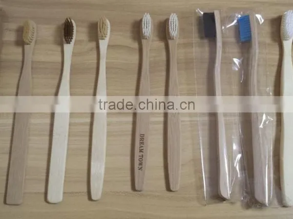 Wholesale 100% natural bamboo charcoal toothbrush