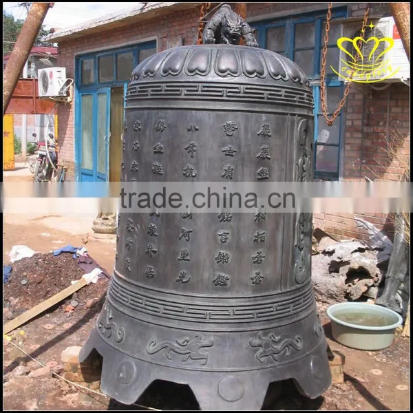 China Regional Feature Bronze Outdoor Shiny Bell Sculpture photo-5