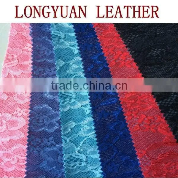 Mesh With Embroidery Flower Fabric For Shoes , For Bag