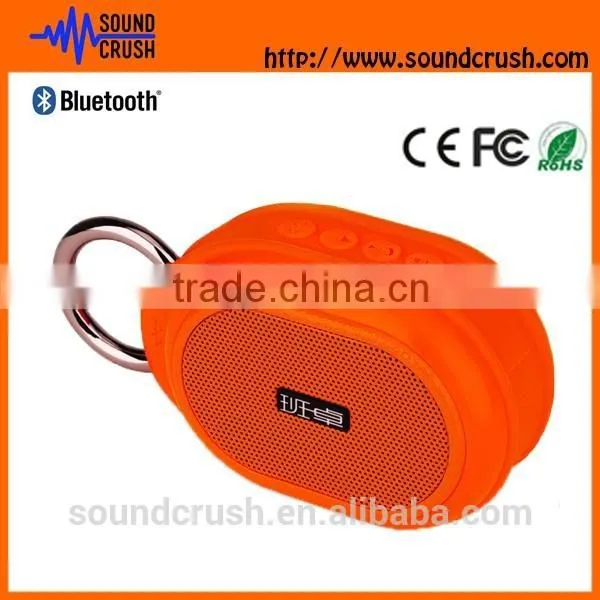 2015 China Supplier New Unique Design Bluetooth Speaker, Silicone Outdoor Speaker