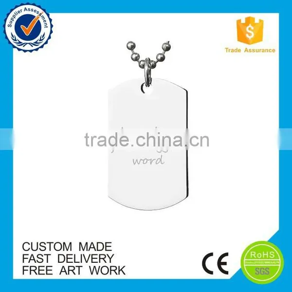 High Quality Army Souvenir Printing Stainless Steel Dog Tag Custom photo-4