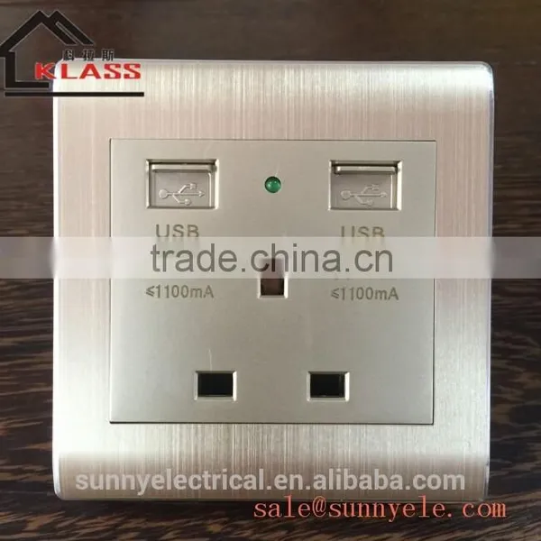 Recessed 1000 mA USB WALL SOCKET photo-4