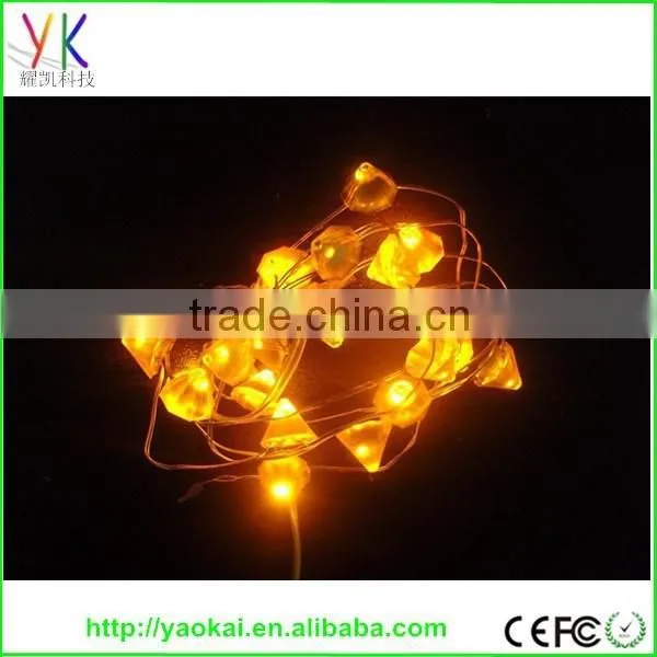 Good Quality Factory Price Battery Operated Green Color Led Light String photo-3