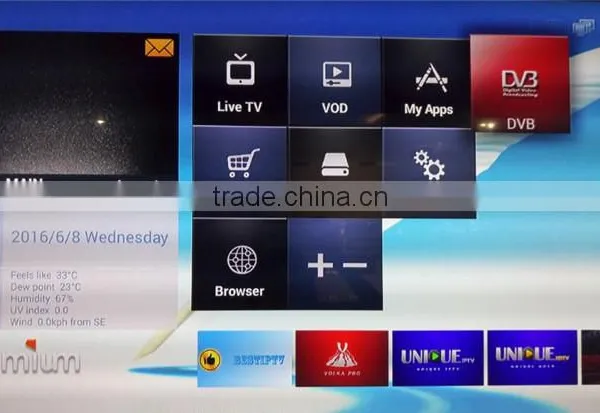 Ipremium i9 MickyHop Smart OS IPTV Box CPU Quad Core Hybrid DVB-S2 Tuner & DVB-T2/DVB-C Tuner Ipremium I9STC Set Top Box photo-6