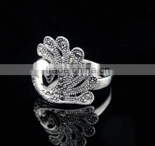 2015 Latest Design Women Enagement Crystal Diamond Ring for Sale photo-3