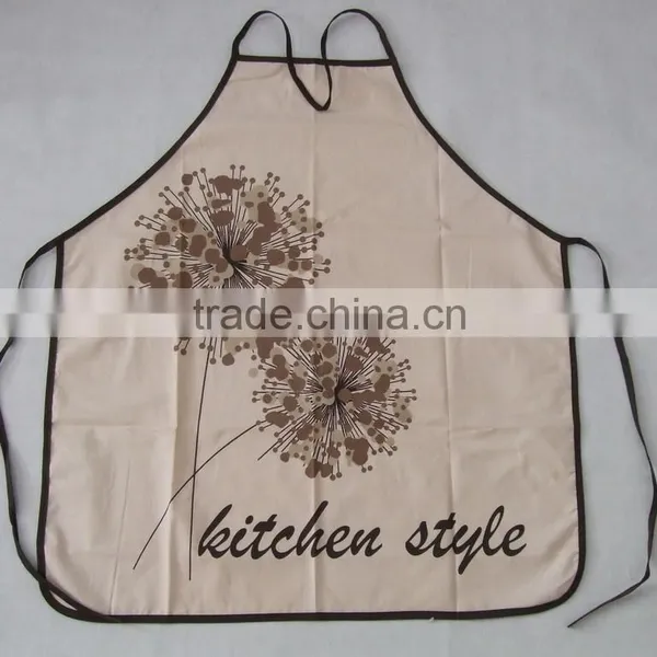 Silk Screen Pigment Printing Cotton Bib Apron With Letter Design photo-4
