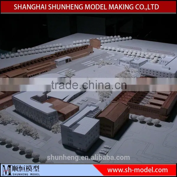 Wooden Building Scale Model/ Real Estate Model/building Model/factory Making Scale Model