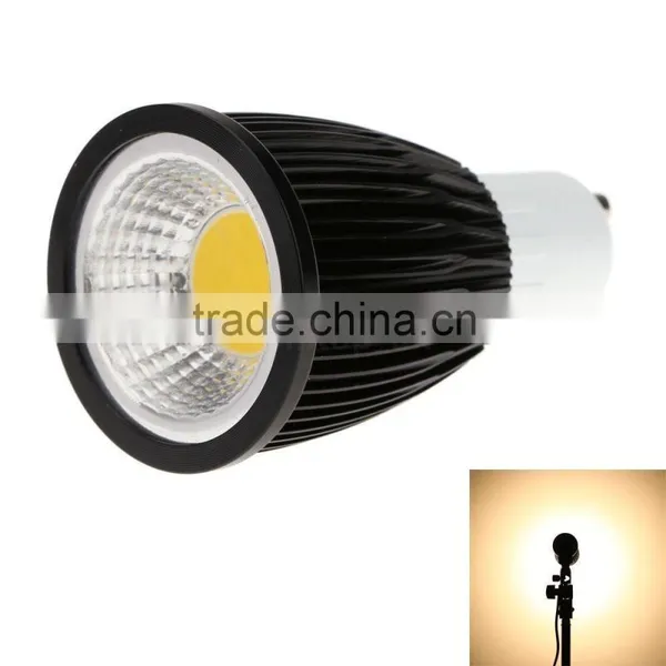 Black 5w Gu10 Cob Led Spotlight Energy Saving Lamp-warm White 3000K photo-5