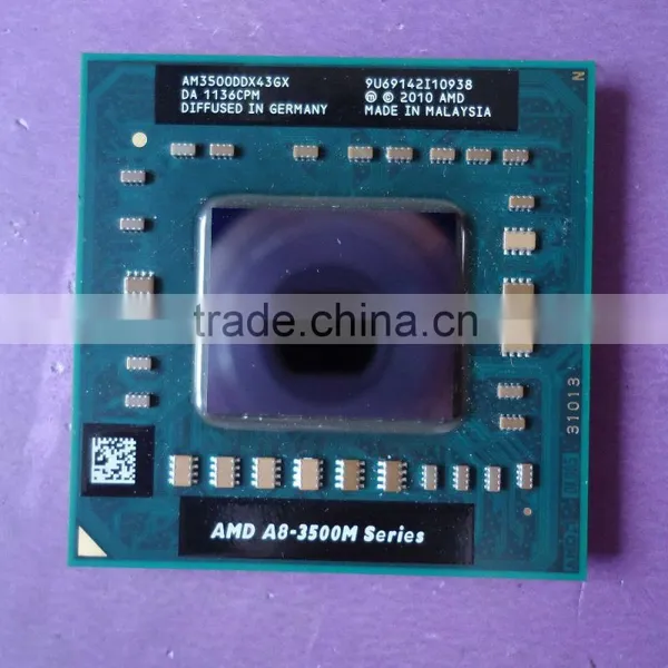 AMD Quad-Core A8-3500M 1.4Ghz Socket FS1 A8 3500M AM3500DDX43GX A8-Series notebook CPU PROCESSOR