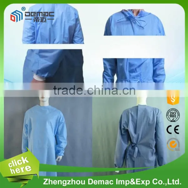Nonwoven Medical Sterile Disposable Surgical Gown Sterile Disposable Surgical Gown
