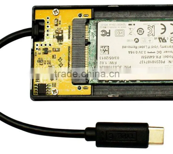 Type C Usb 3.1 to Msata Ssd Enclosure Adapter photo-2