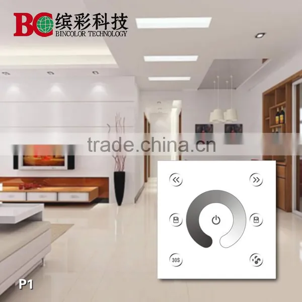 Fashion Design 4 Channel Wall Mounted Single Color Led Touch Dimmer photo-2