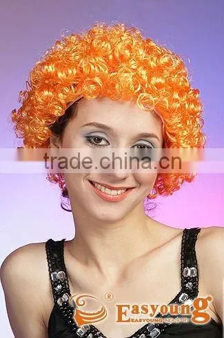 Synthetic Hair Disco Party Afro Football Fan Wigs Hair Children& Adult photo-2