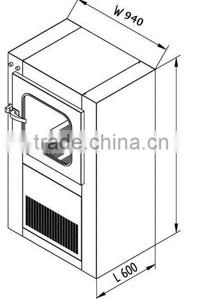 Cleanroom Pass Box Transfer Window