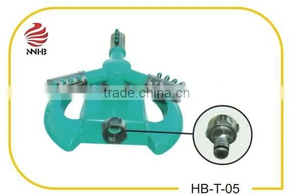 Plastic 3-RAM tools impulse impact sprinkler with tripod