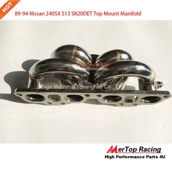 Мертоп Верхнее монтажное коллекторное устройство для Nissan 240SX S13 SR20DET Turbo Manifold photo-4
